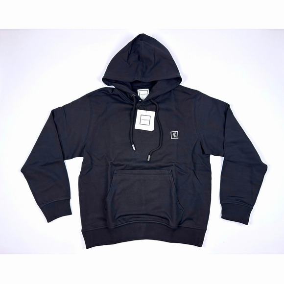 Wooyoungmi SS25 Collection Black Back Logo Hoodie Size 48 S/M New With Tags - Picture 4 of 16